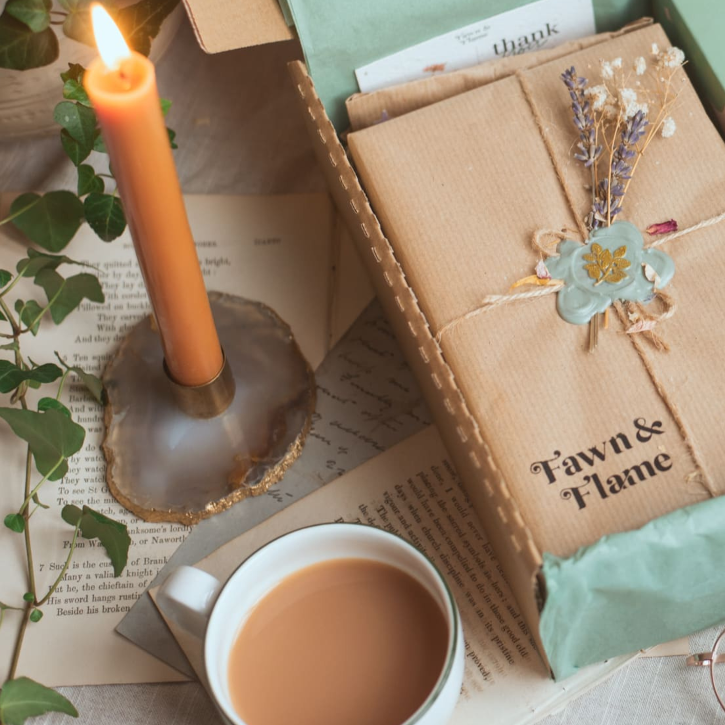 Scents & Stories: Book & Candle Subscription Box