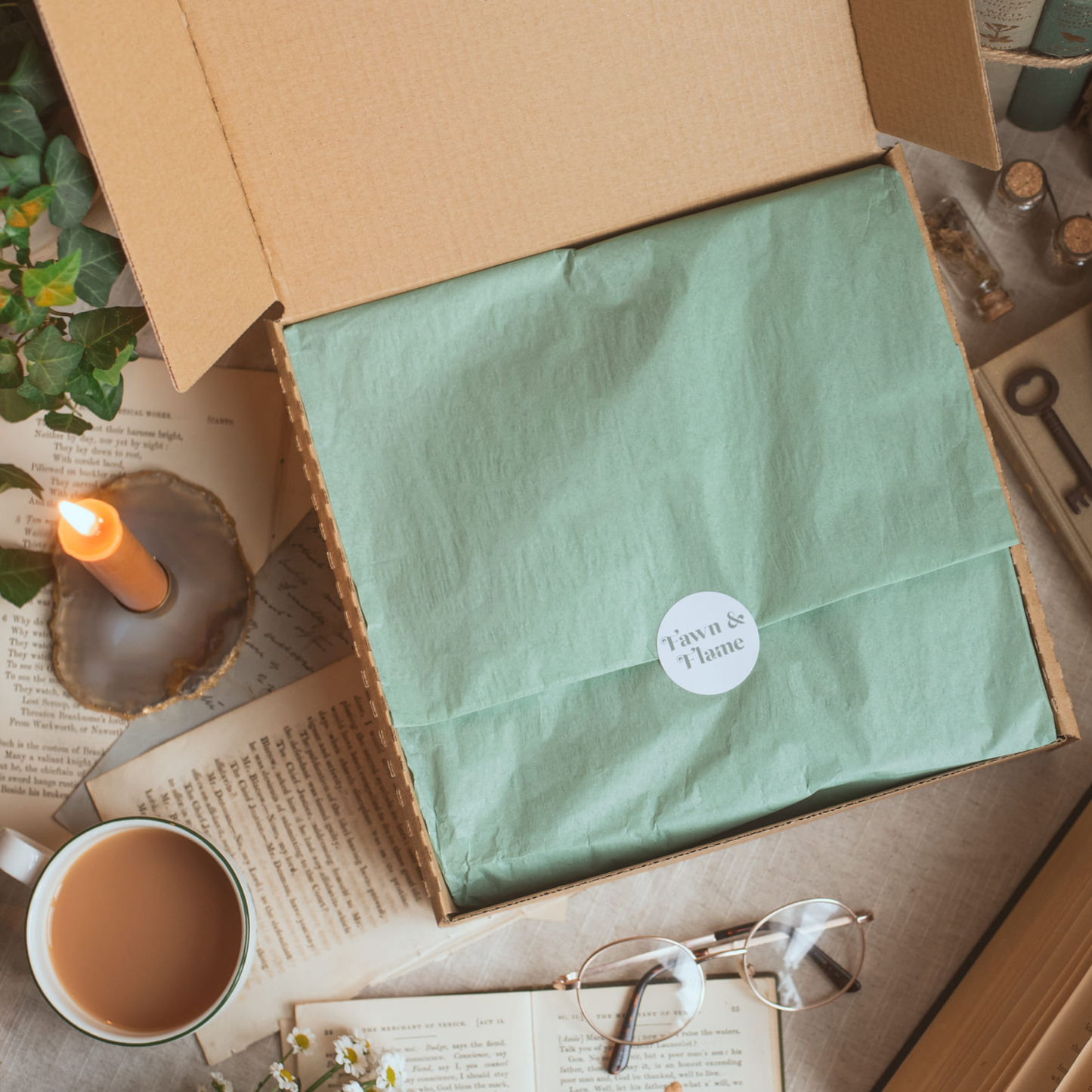 Scents & Stories: Book & Candle Subscription Box